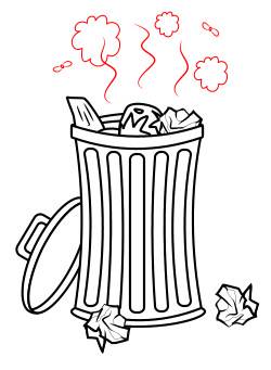 250x341 Drawing Cartoon Trash