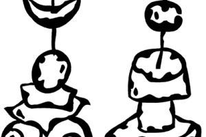 300x200 Homeless Woman Near Trash Bag Image Isolated On Transparent Ba