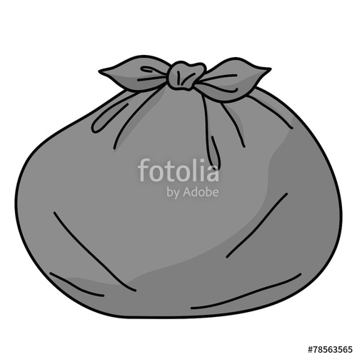 500x500 Trash Bags Isolated Illustration Stock Image And Royalty Free
