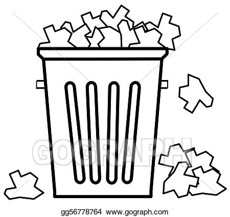 450x426 Huge Collection Of 'garbage Can Drawing' Download More Than