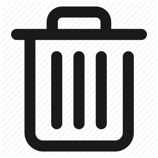 512x512 trashcan drawing simple transparent png clipart free download