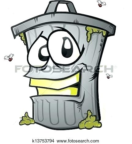 Trash Can Drawing | Free download on ClipArtMag