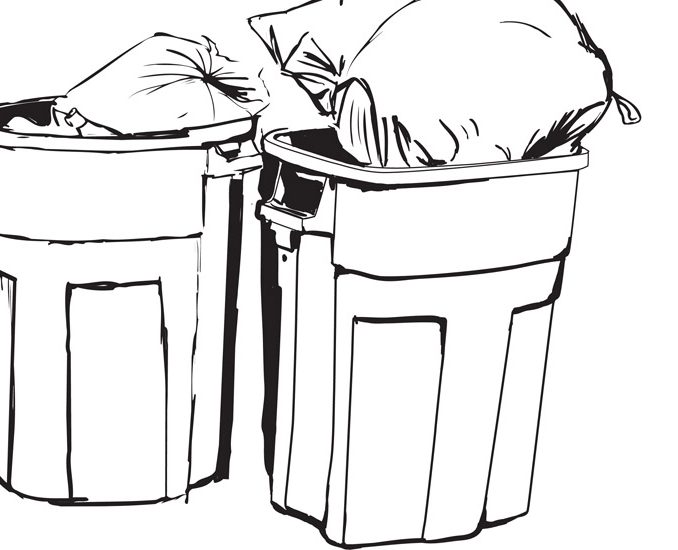 678x550 Garbage Can Coloring