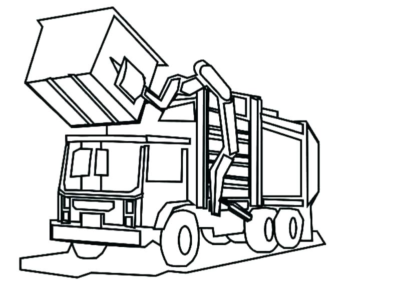 797x570 Trash Truck Coloring Pages Garbage Truck Coloring Pages Printable