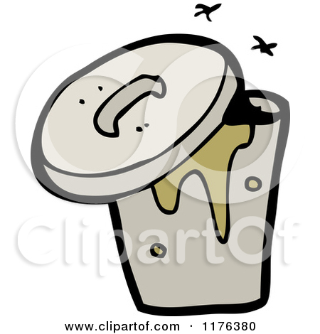 450x470 Clipart Drawing Upside Down Trash Can