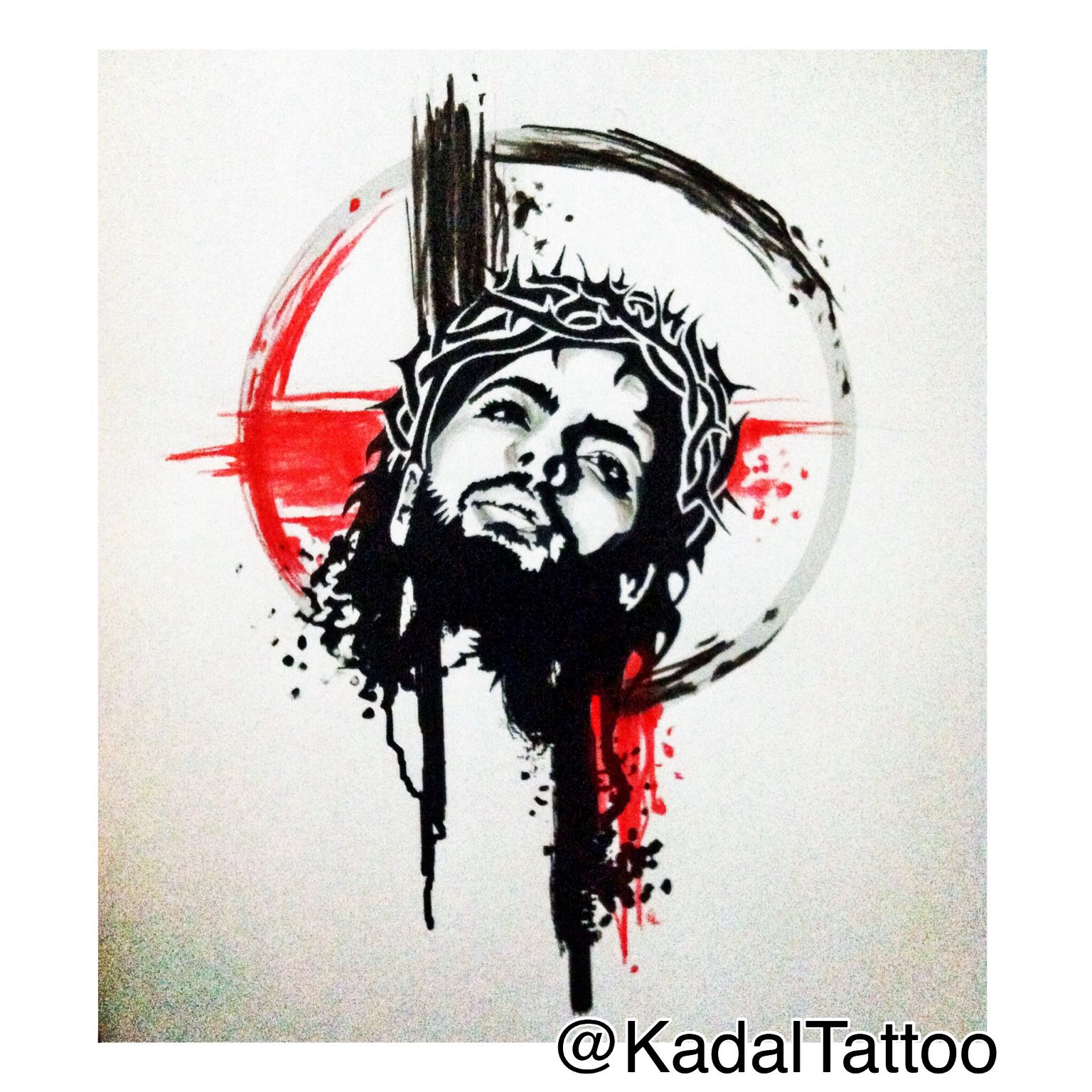 1536x1536 Jesus In Trash Polka Design Enjoy