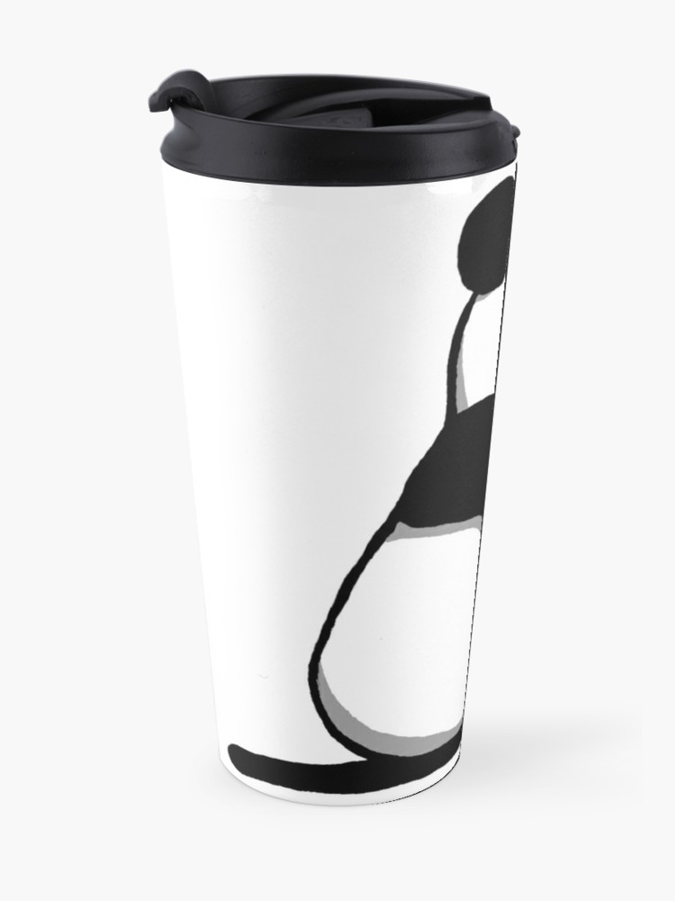 750x1000 Sad Panda, Drawing Travel Mug