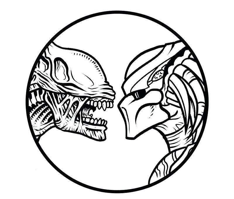 800x682 Alien Head Drawing
