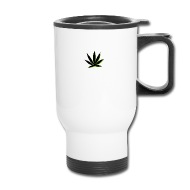 190x190 Weed Symbol Drawing Leaf Travel Mug Spreadshirt
