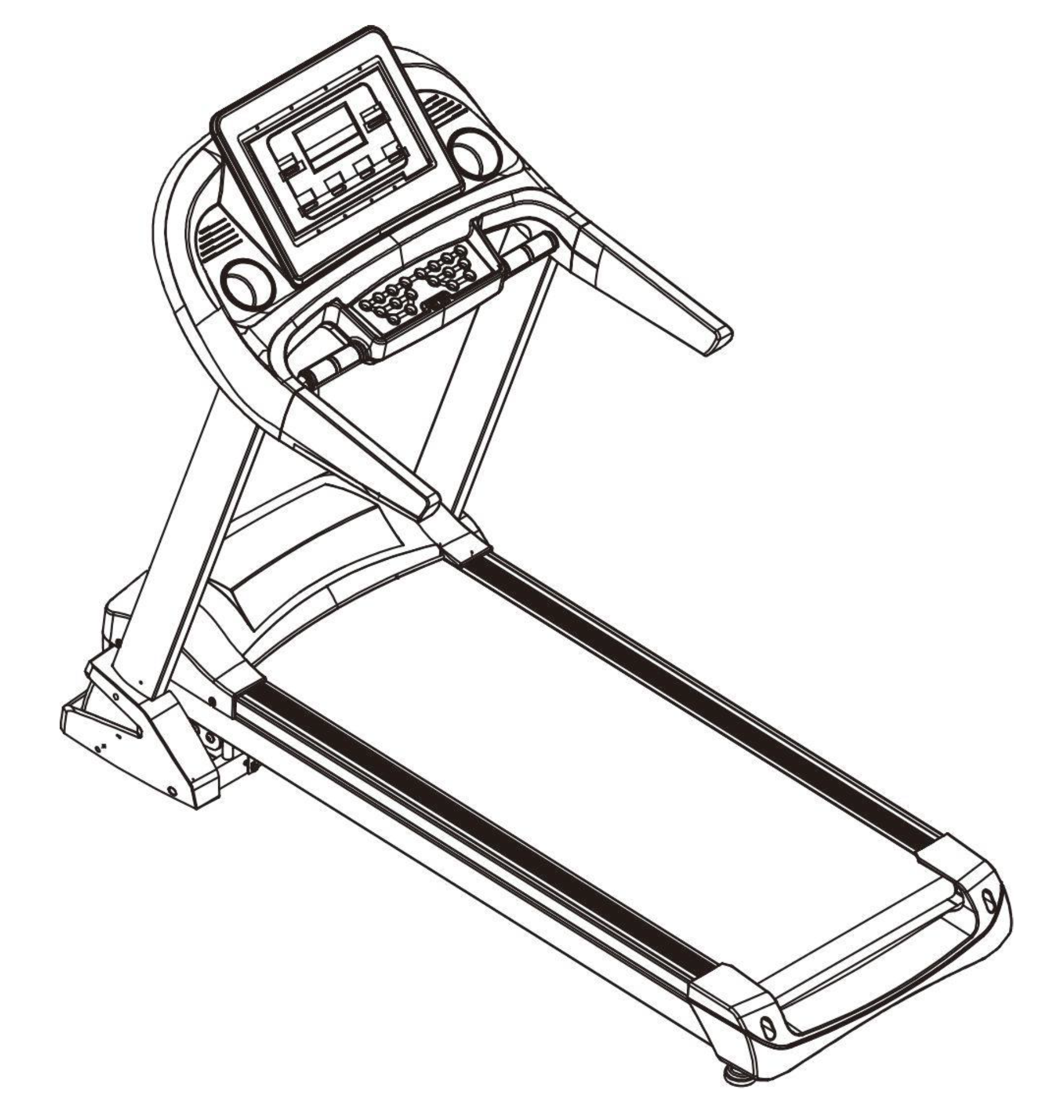 1872x1971 Fortis Belt Auto Incline Luxury Treadmill