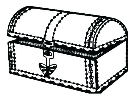 440x330 Pirate Treasure Chest Coloring