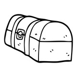 160x160 Cartoon Doodle Treasure Chest Stock Image And Royalty Free Vector