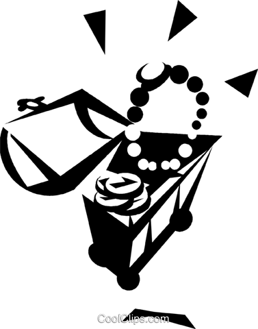 377x480 Treasure Chest Full Of Treasure Royalty Free Vector Clip Art