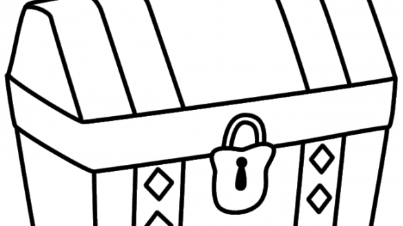 585x329 Coloring Pages Treasure Chest The Most Open