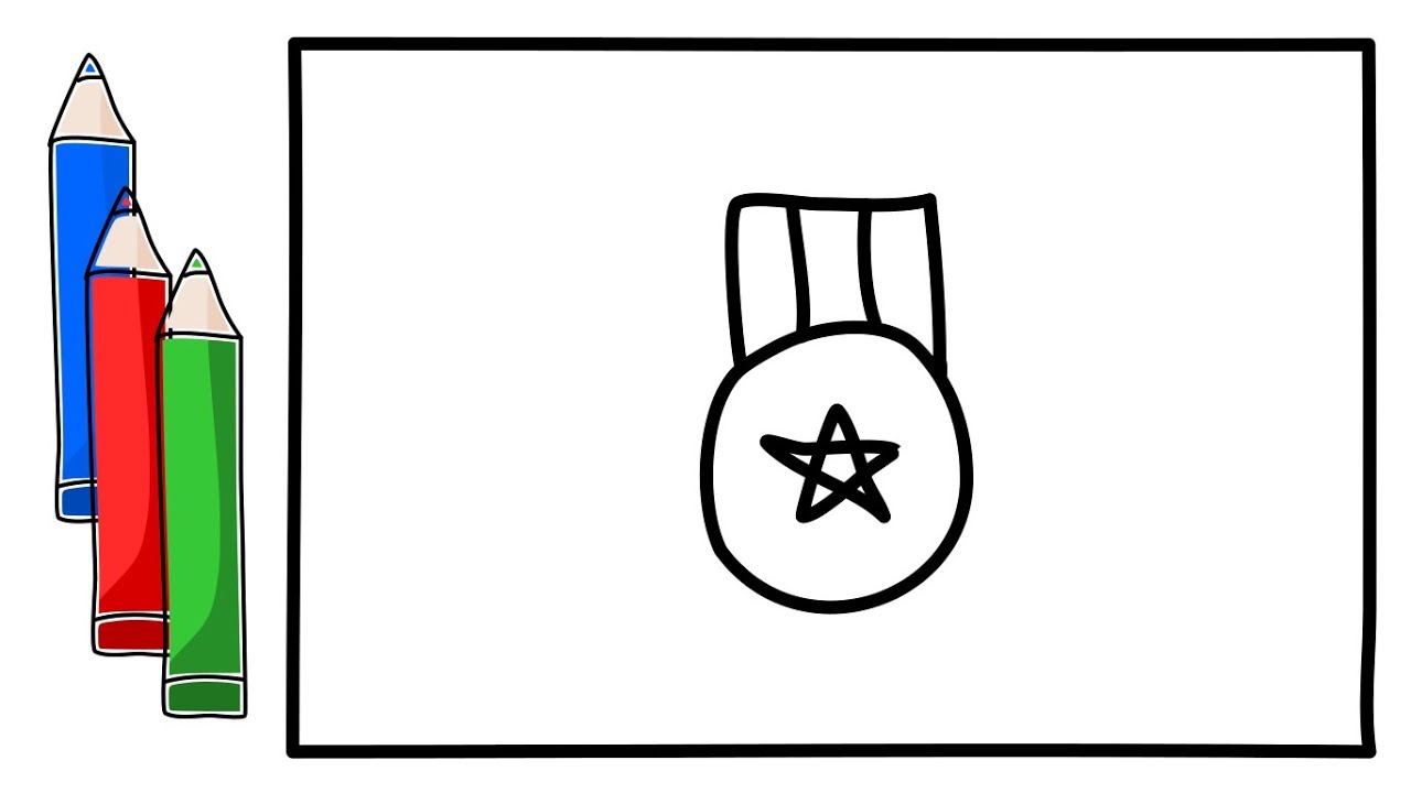 1280x720 How To Drawing And Coloring A An Award Treasure Flower