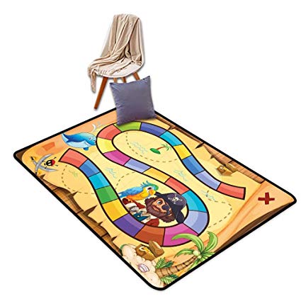 425x425 Large Outdoor Indoor Rubber Doormat Kids Activity