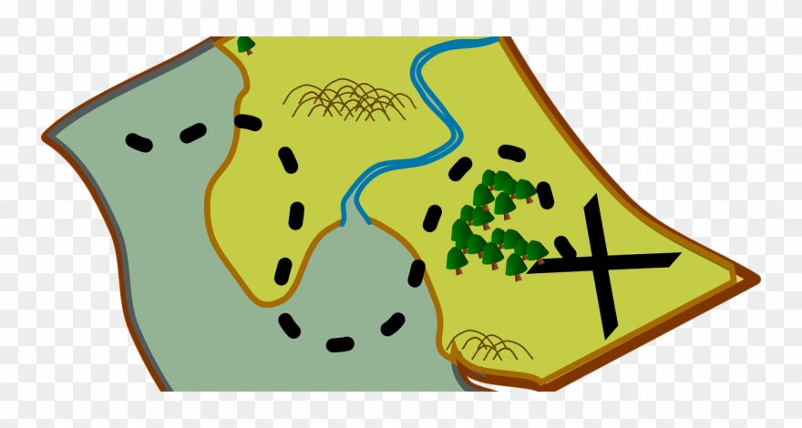 880x470 Treasure Map Cartoon Png Clipart