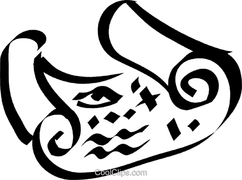 480x357 Treasure Map Royalty Free Vector Clip Art Illustration