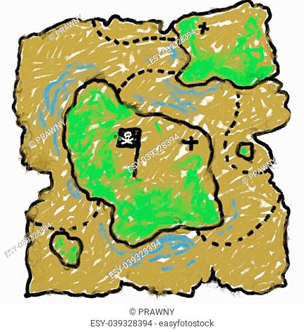 431x470 Treasure Map Isolated Stock Photos And Images Age Fotostock