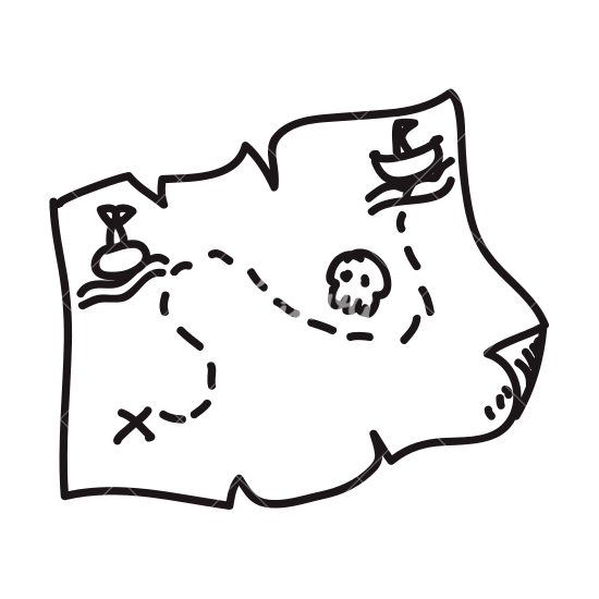 550x550 Collection Of Free X Vector Treasure Map Download On Ui Ex