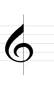 180x281 Drawing A Treble Clef
