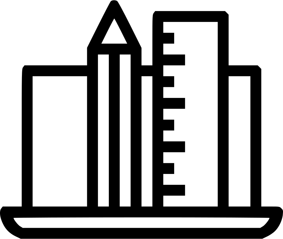 980x830 Pencil Ruler Laptop Device Drawing Design Png Icon Free