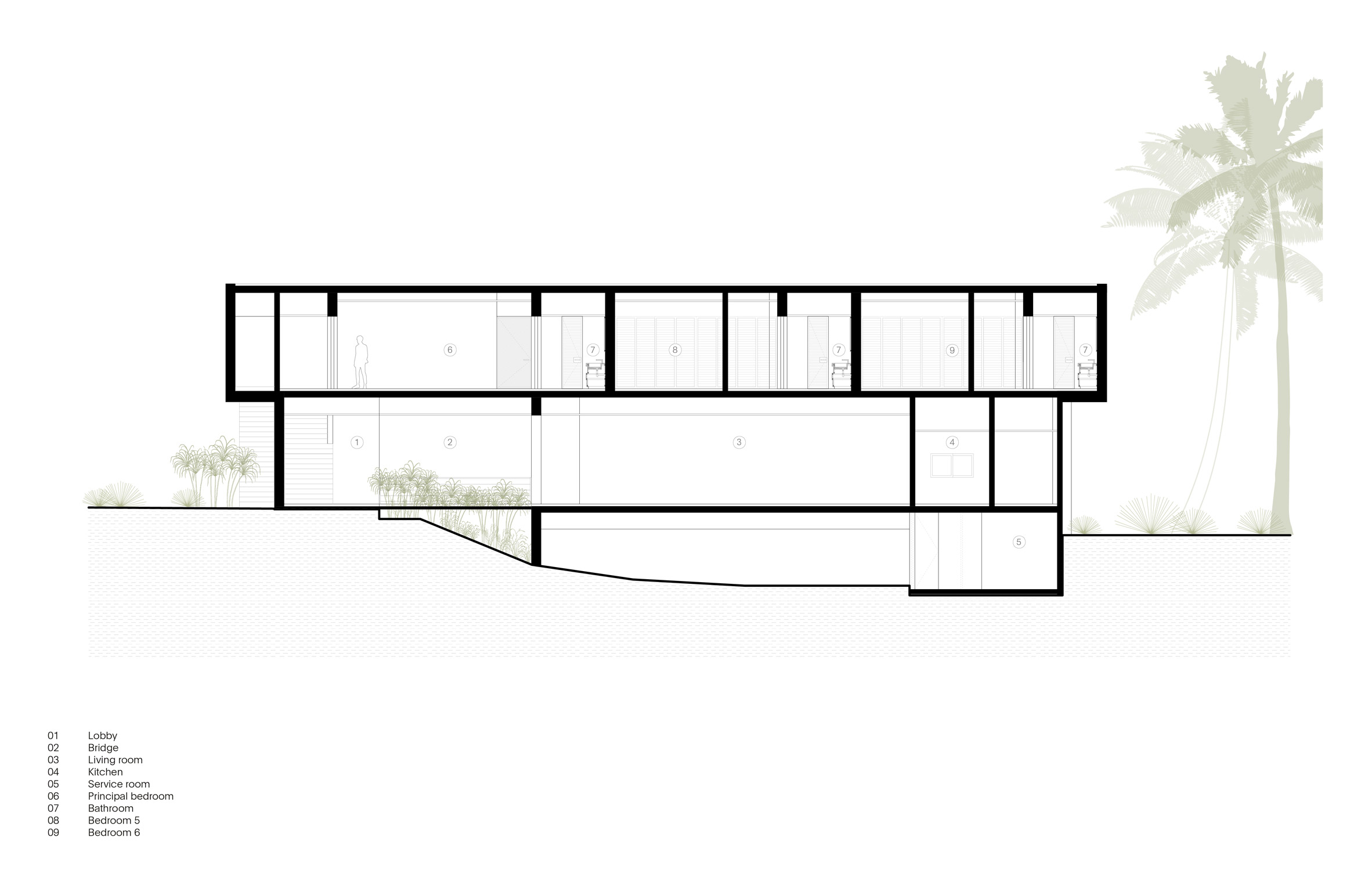 2364x1530 Sordo Madaleno Organises Casa Cozumel Around Plant Filled Courtyard