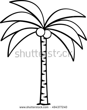 371x470 Palm Tree Bark Clipart