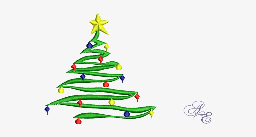 820x441 A Stylized Line Drawing Christmas Tree
