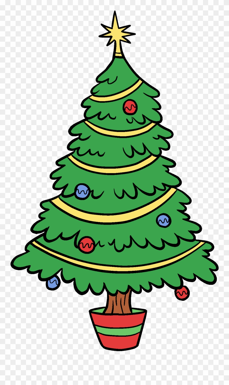 880x1477 Christmas Tree Clip Art