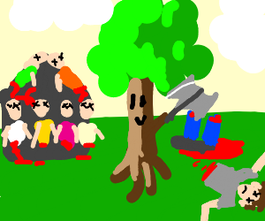 300x250 Trees Cut Down People To Build Houses