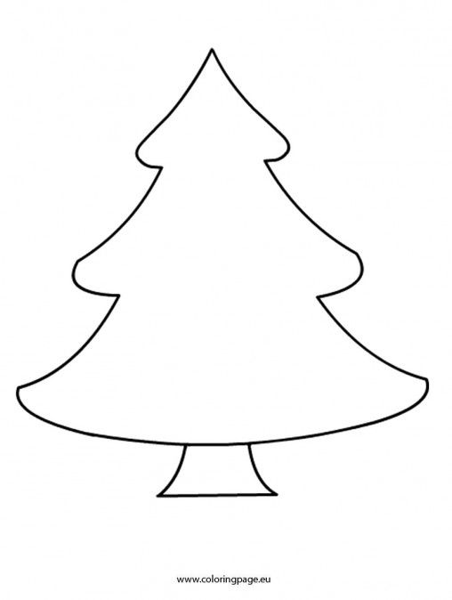 508x674 Free Christmas Tree Template Things To Make Christmas Tree