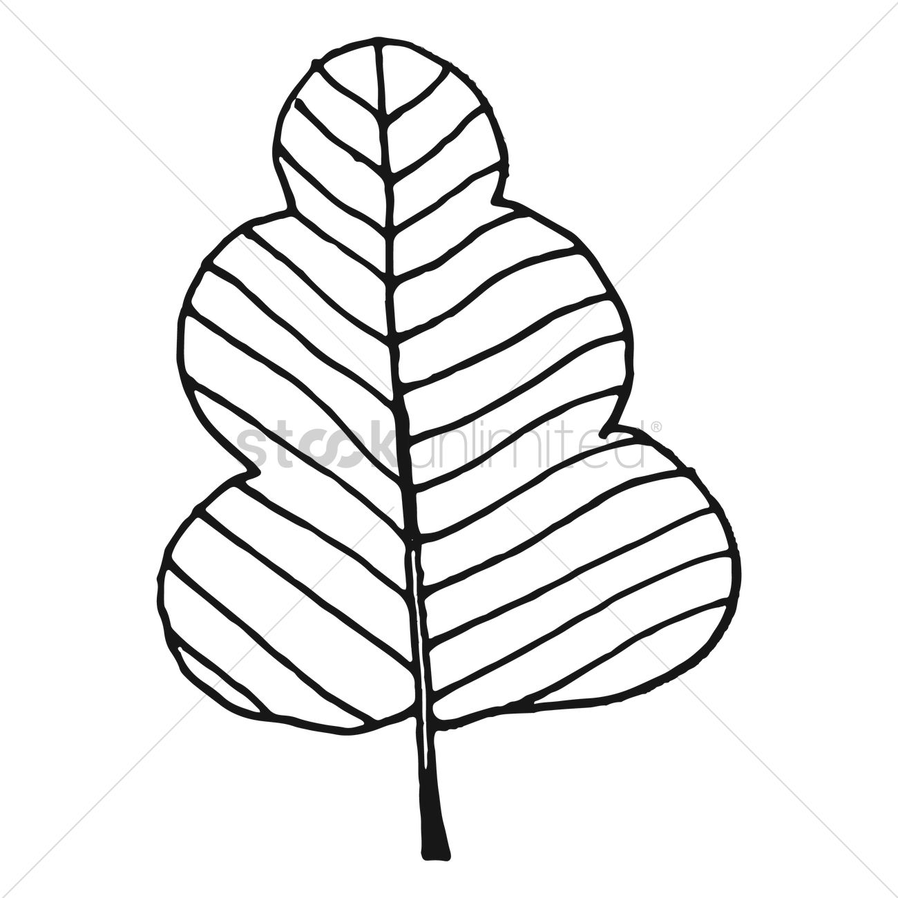 1300x1300 Simple Tree Design Vector Image