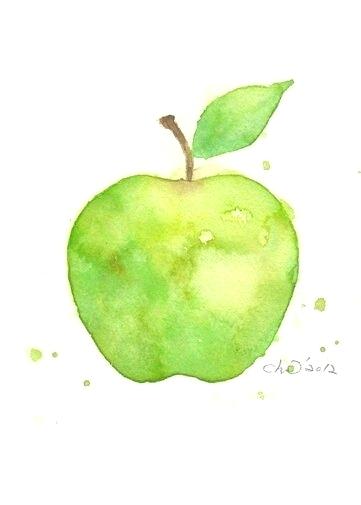 361x505 simple apple drawing x watercolor fruit easy watercolor watercolor