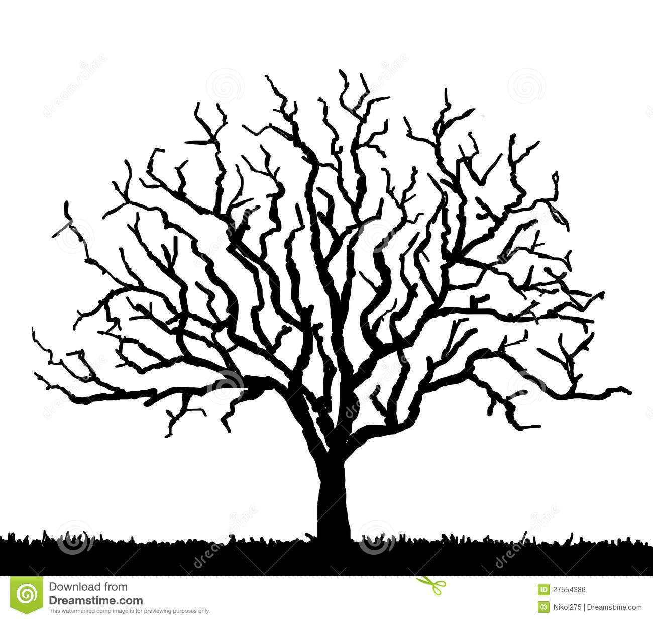 1300x1236 Tree Silhouette No Leaves