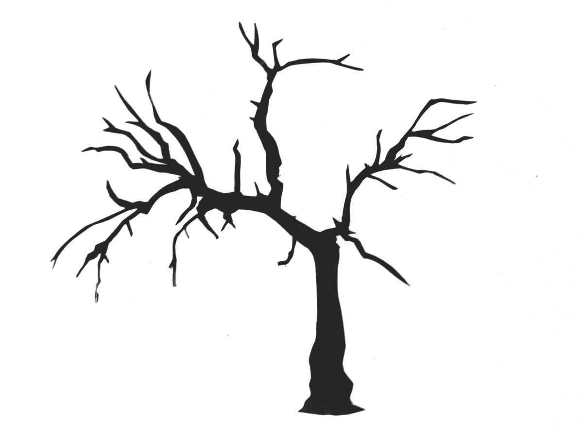 1200x900 Clip Art Tree No Leaves