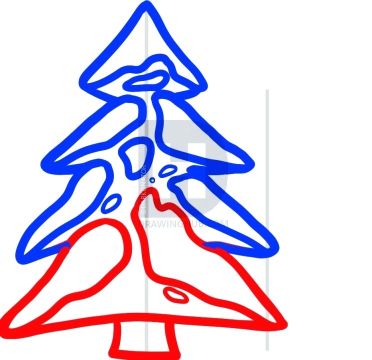 744x720 Winter Tree Drawing Oak Tree Drawing Oak Tree In Winter Snow