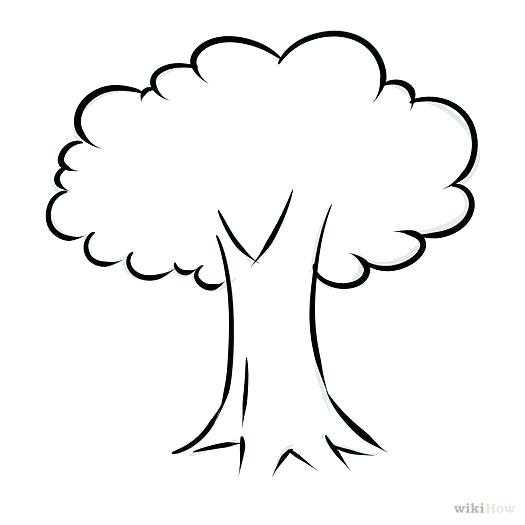Tree Drawing Oak | Free download on ClipArtMag
