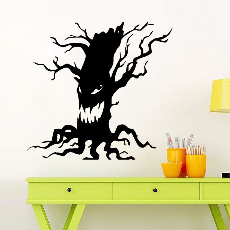800x800 Party Accessories Halloween Wallpaper Ghost Tree Drawing Room