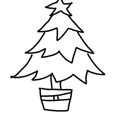 395x395 Drawing A Christmas Tree Tree Pencil Drawing Of Drawing Christmas