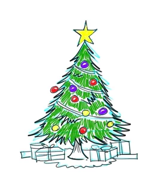 550x643 xmas tree drawing how to draw a tree step christmas tree drawing