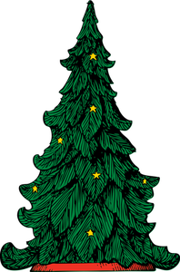 198x300 Free Christmas Tree Vector Image
