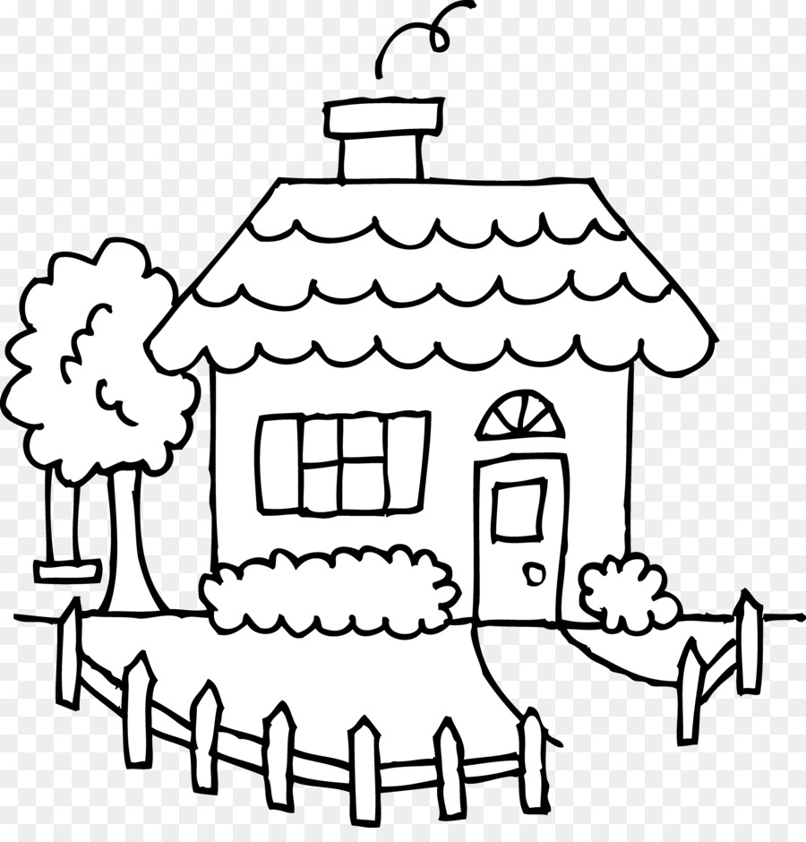900x940 Ideas House Drawing Black And White Clip Art White House Png
