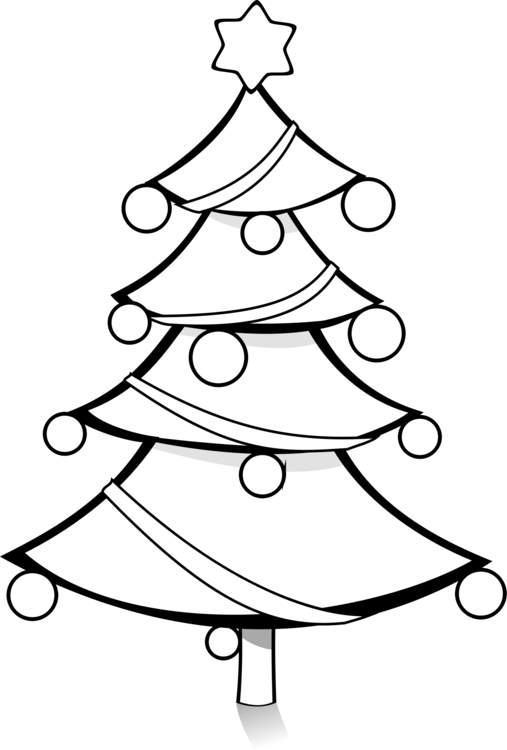 507x750 Christmas Tree Drawing Clip Art Christmas Cc0