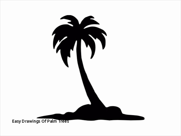 599x449 Huge Collection Of 'palm Tree Easy Drawing' Download More Than