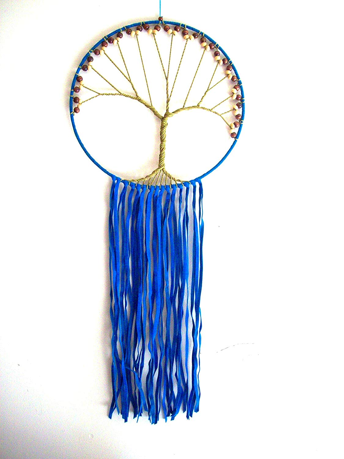 1125x1500 tree of life, dream catcher style wall hanging, hemp