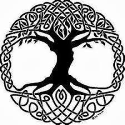 500x500 Printed Celtic Tree Of Life Drink Coaster