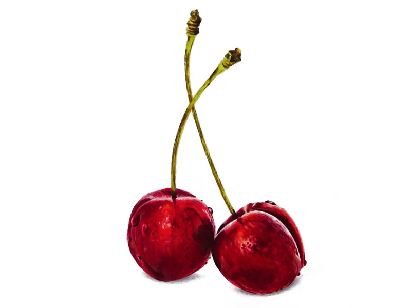 800x600 How To Draw Cherries With Colored Pencils And Markers
