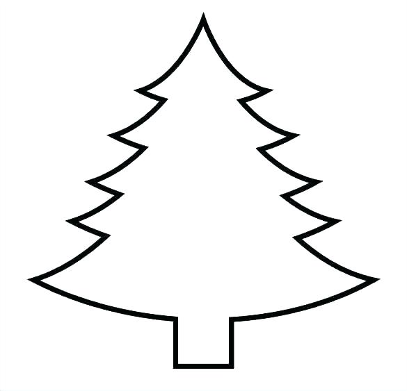 585x563 Simple Tree Outline Simple Tree Outline Dead Stencil Simple Family