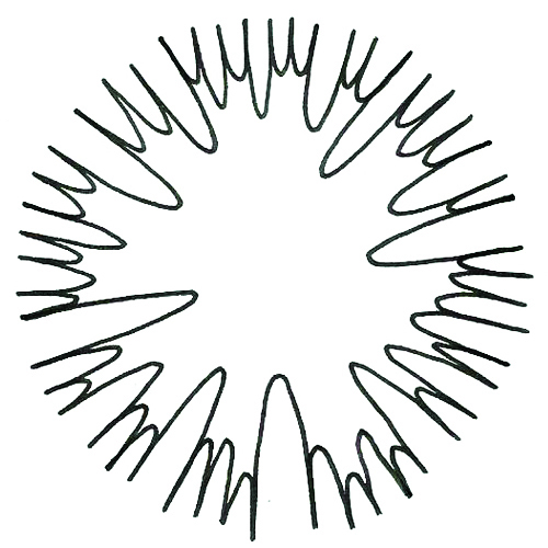 500x500 Drawing Vegetation Hand Drawn Outline Trees In Plan V Lab